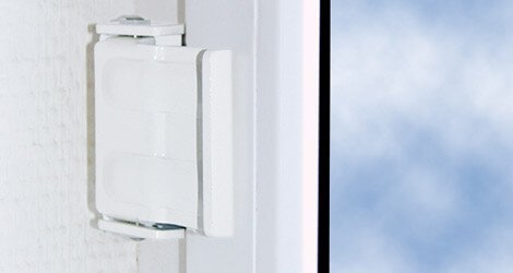 Zusatzschloss von ABUS mit automatischer Verriegelung für das Fenster