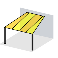 Trapezdach zum First - Typ C 